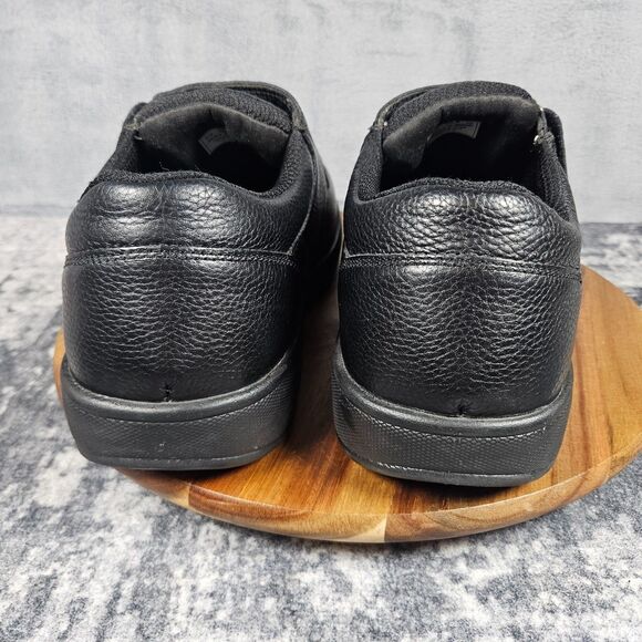 Orthofeet Broadway 510 Orthopedic Walking Shoes Black Leather Mens Size 10.5 4E main image 10
